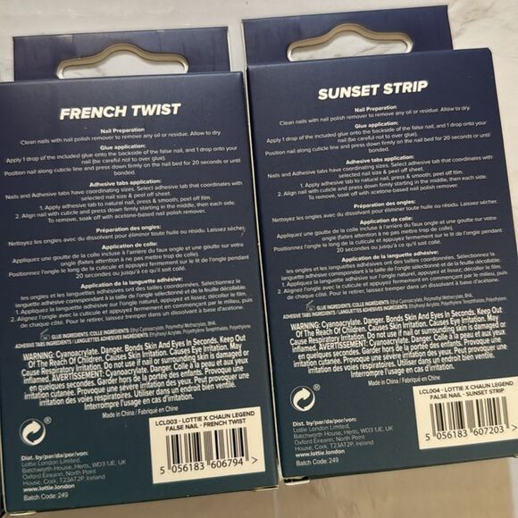 Lottie London x chaun legend stay pressed press on nails colorful  bundle - Picture 8 of 8